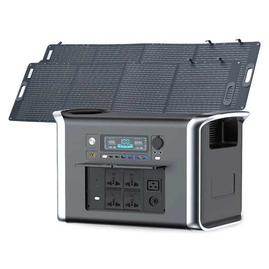Reliable 2600W Off-Grid Solar Generator – 2048Wh LiFePO4 Power Station with 400W Panel for Homes & Remote Areas in Africa