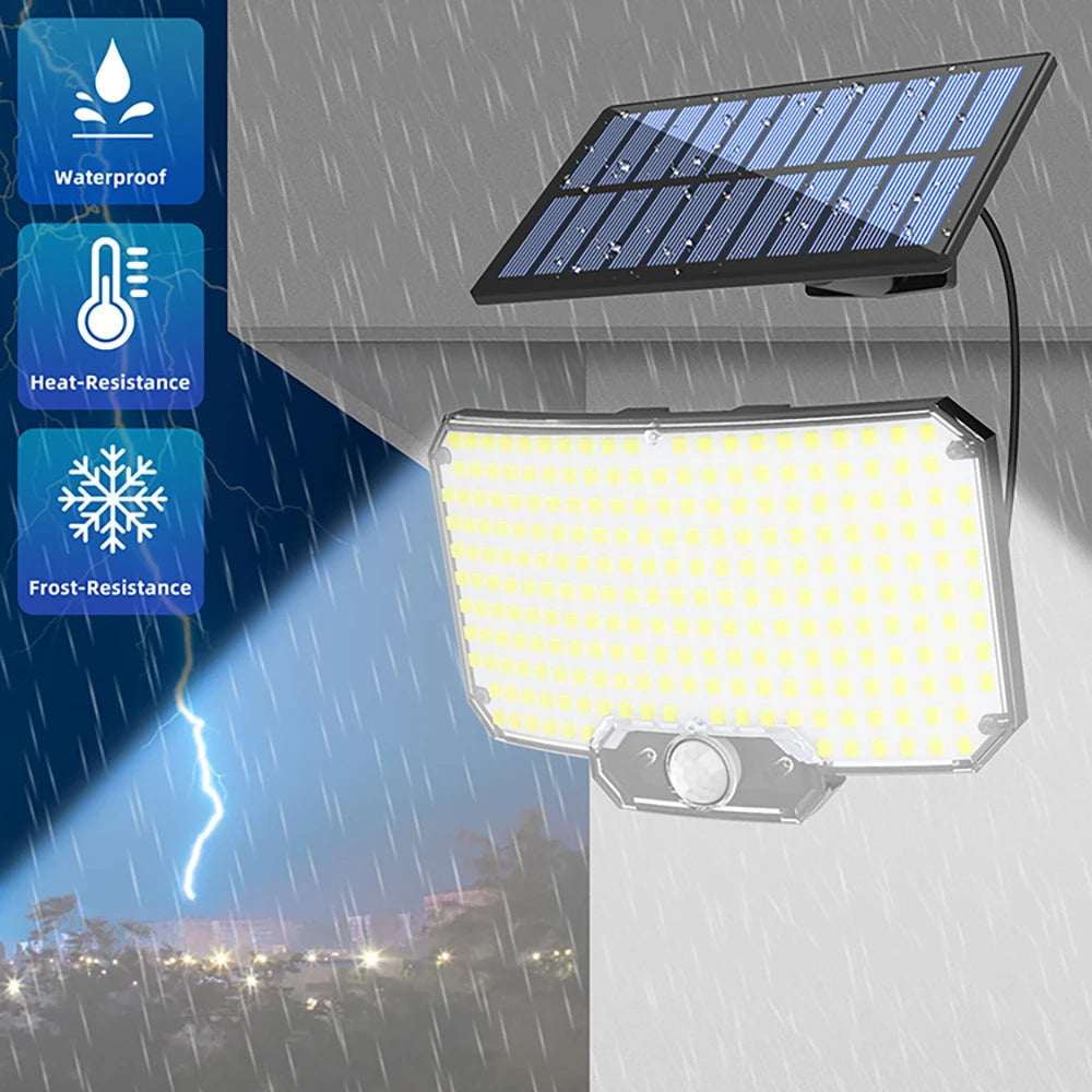 234 LED Solar Flood Light, Perfect for Any Weather