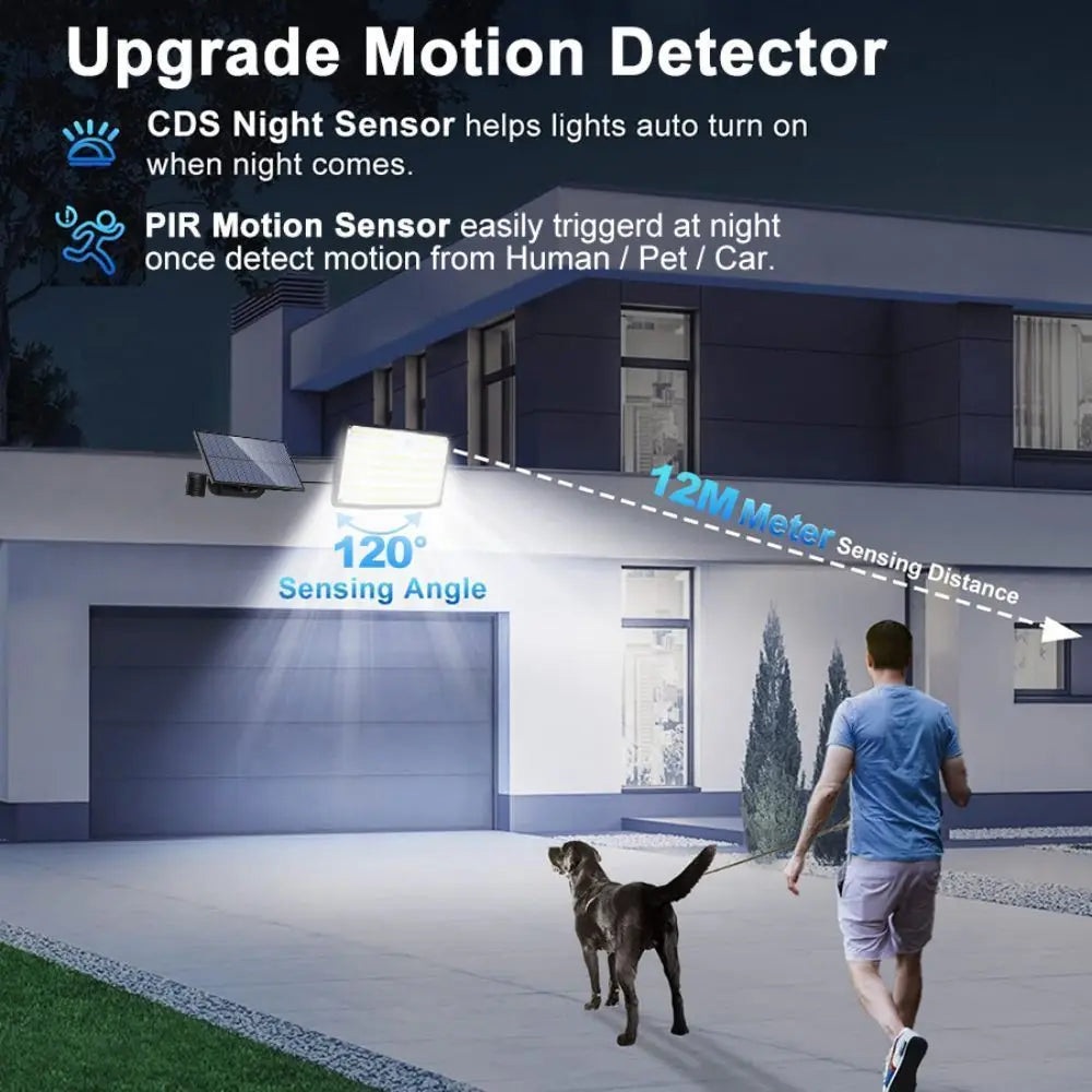 234 LED Solar Flood Light, Perfect for Any Weather
